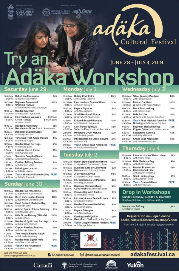 Adäka Workshops Now Online