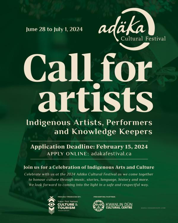 Artist Applications Open for 2024 Adäka Cultural Festival
