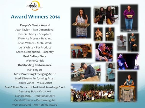 Adaka Cultual Festival 2014 Award Winners!!!