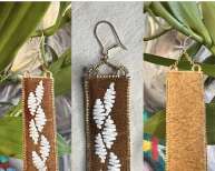 Moosehide and Quill Earrings with Suzan Marie